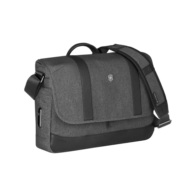 VICTORINOX Polyester Messenger Bag Crossbody Bag Shoulder Bag Men's Gray-1