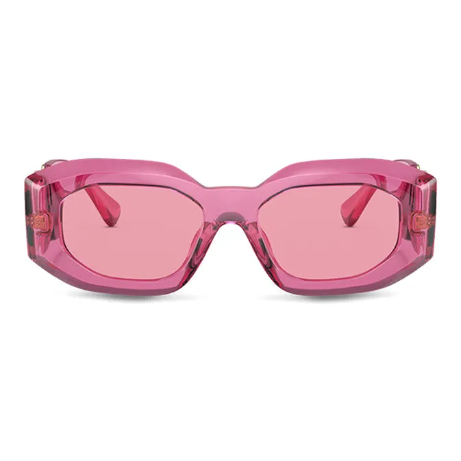 VERSACE Medusa Biggie Transparent-design Sunglasses-1