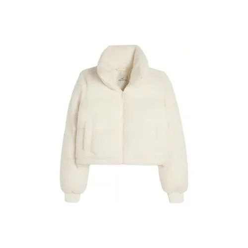 Hollister Puffer Jackets Women's White