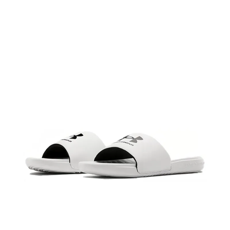 Under Armour Ansa Fixed Slide 'White Black'-2