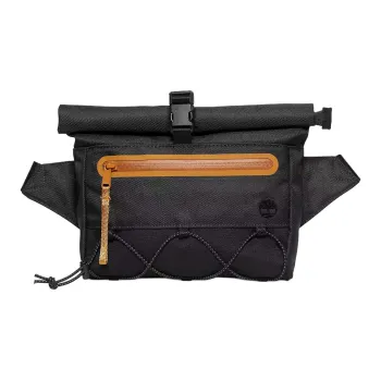 Timberland Recycled Polyester Crossbody Bag Unisex Black