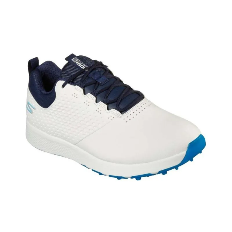 Skechers Elite 4 Cushioning Anti-Slip And Wear-Resistant Low-Top Golf Shoes Men's White Blue-2