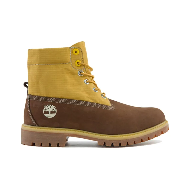 Timberland Premium 6 Inch Waterproof Boots 'Brown Nubuck With Wheat'-1