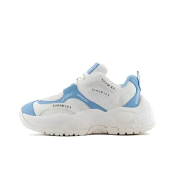 ARMANI EXCHANGEAE Abrasion Resistant Low Top Casual Shoes Women's White Blue