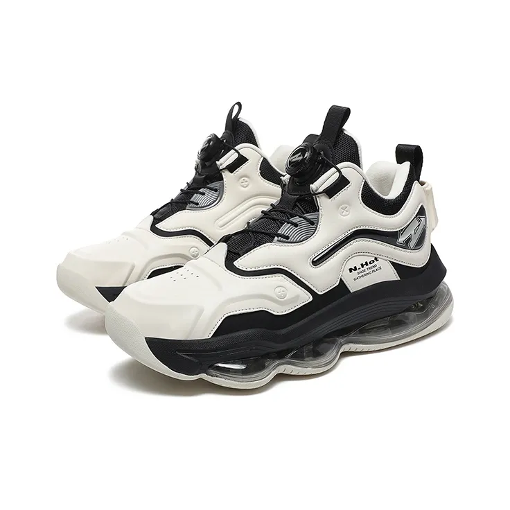 N·HOT Slip-Resistant Breathable Height Increasing Low-Top EVA Air Cushion Rubber Casual Running Shoes Men's-2