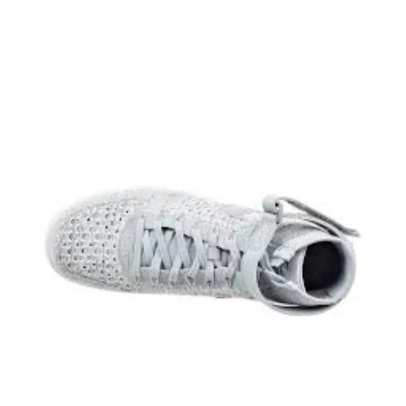 Nike Af1 Ultra Flyknit Mid Wolf Grey White-3