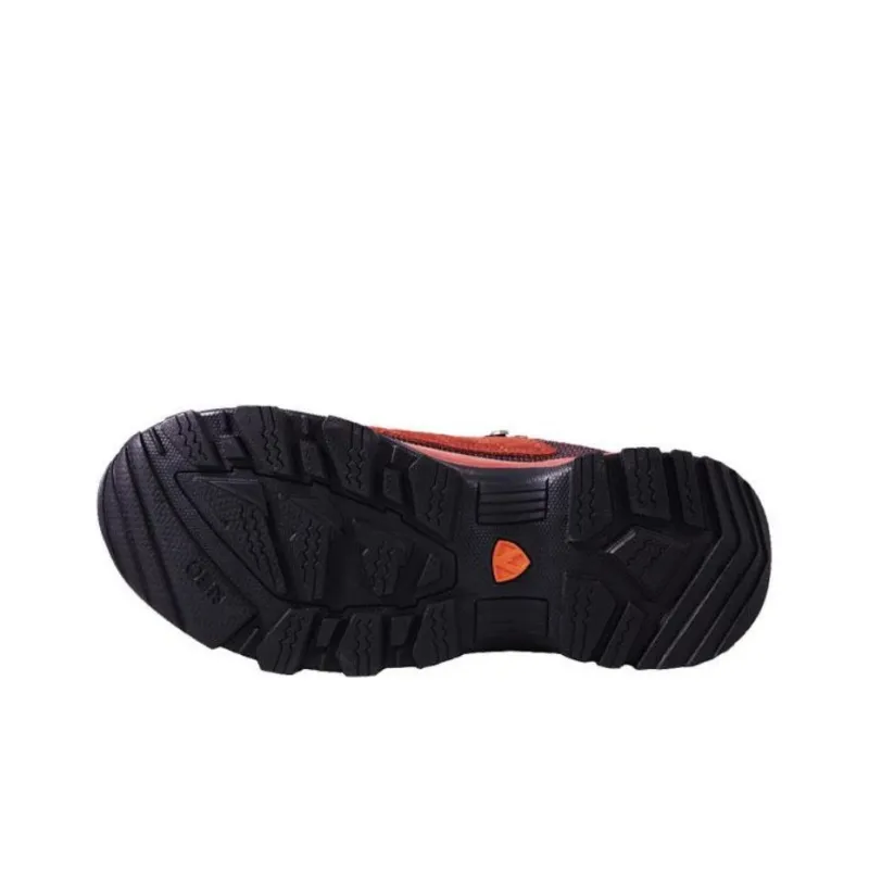 BUTORA Cushioning Anti-Slip And Wear-Resistant Coverage Lightweight High-Top Hiking Shoes Unisex Brown Red-3