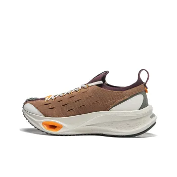 LiNing Cushioning Wear Resistant Low Top Running Shoes Unisex Tan