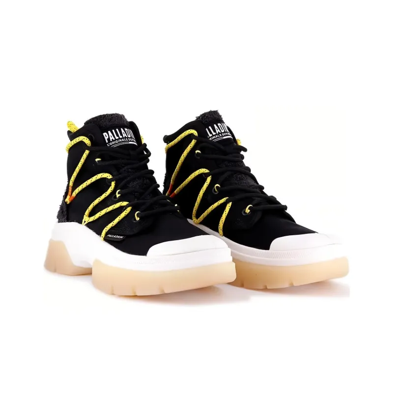 Palladium Ankle Boots Women's Black Yellow-3