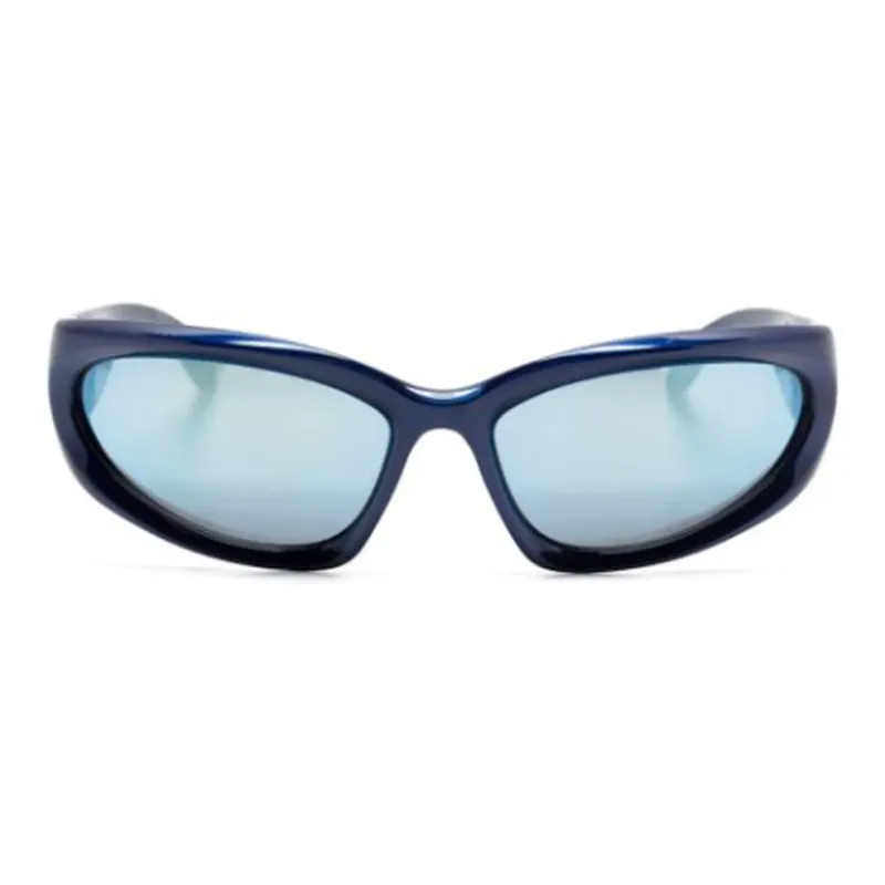 Balenciaga Eyewear Swift Oval Frame Sunglasses-0