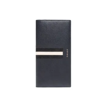 BALLY Cow Leather Wallet Clutch Wallet Men's Jadeite Blue