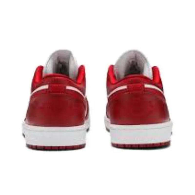 Jordan 1 Low Red Black Gold-3