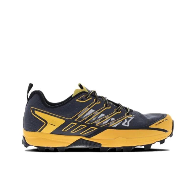 INOV-8 Cushioned Slip-Resistant Moisture-Wicking Low-Top Running Shoes Men's Yellow Black-1