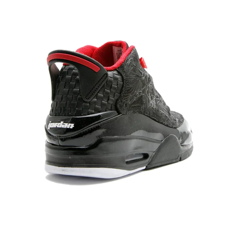Jordan Dub Zero Black Varsity Red White-3