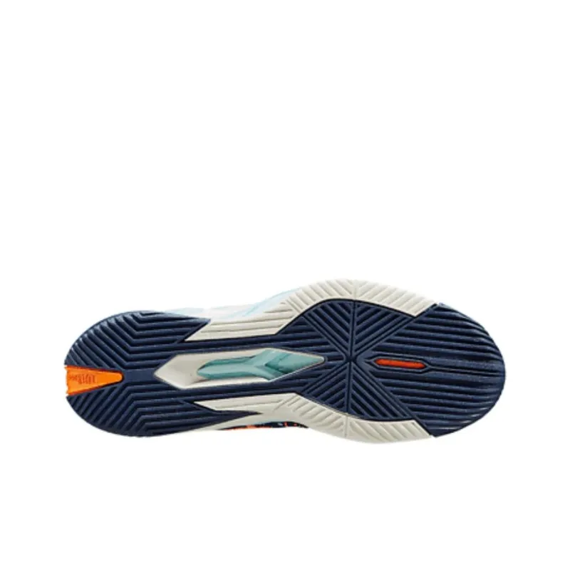 HOPE x Wilson Rush Pro Abrasion Resistant Low Top Tennis Shoes Unisex White Blue-5