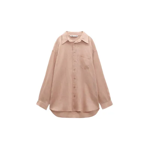 ZARA Shirts Women's Light Pink