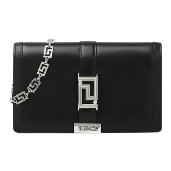 FANSIZHE Calfskin With Sheepskin Trim Envelope Bag Shoulder Bags Women's Black