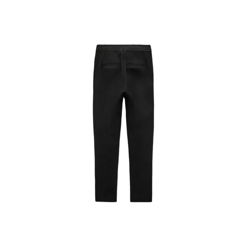 ZARA Knitted Sports Pants Women's Black-1