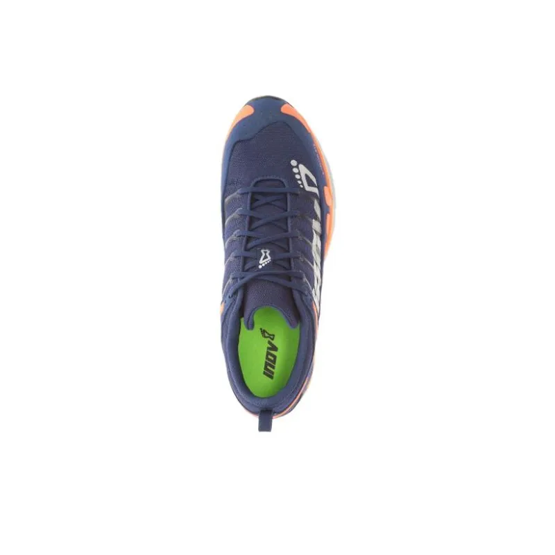 INOV-8 Cushioning Breathable Low-Top Running Shoes Men's Blue Orange-2