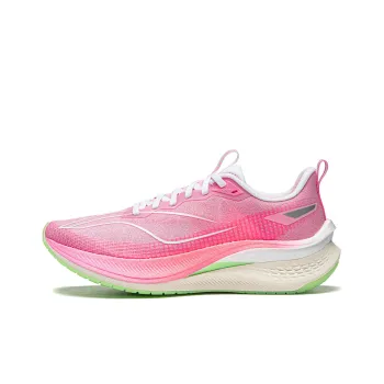 LiNing Red Hare 7 Pro Cushioned Slip Resistant Rebound Low Top Running Shoes Women's Soft Cherry Blossom Pink