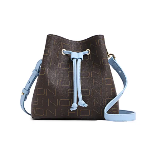 FION Shoulder Bags Coffee/Blue