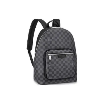 LOUIS VUITTON Josh Backpack Damier Graphite Black