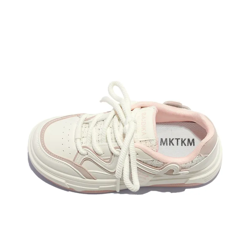 MKTKM Slip-Resistant Cushioning Wear-Resistant Lightweight Height-Increasing Low-Top Skateboard Shoes Women's-4