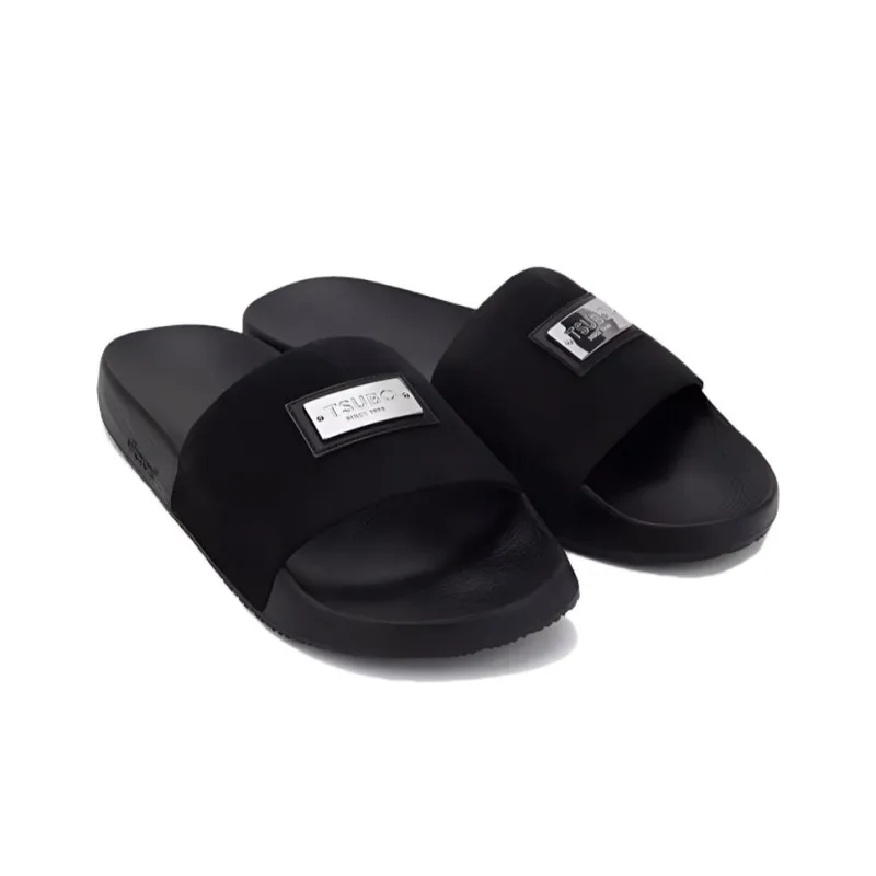 TSUBO US Original Slide Slippers Unisex Black-3