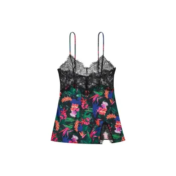 VICTORIA'S SECRET Nightgown Women's Mixed Color Tropical Print
