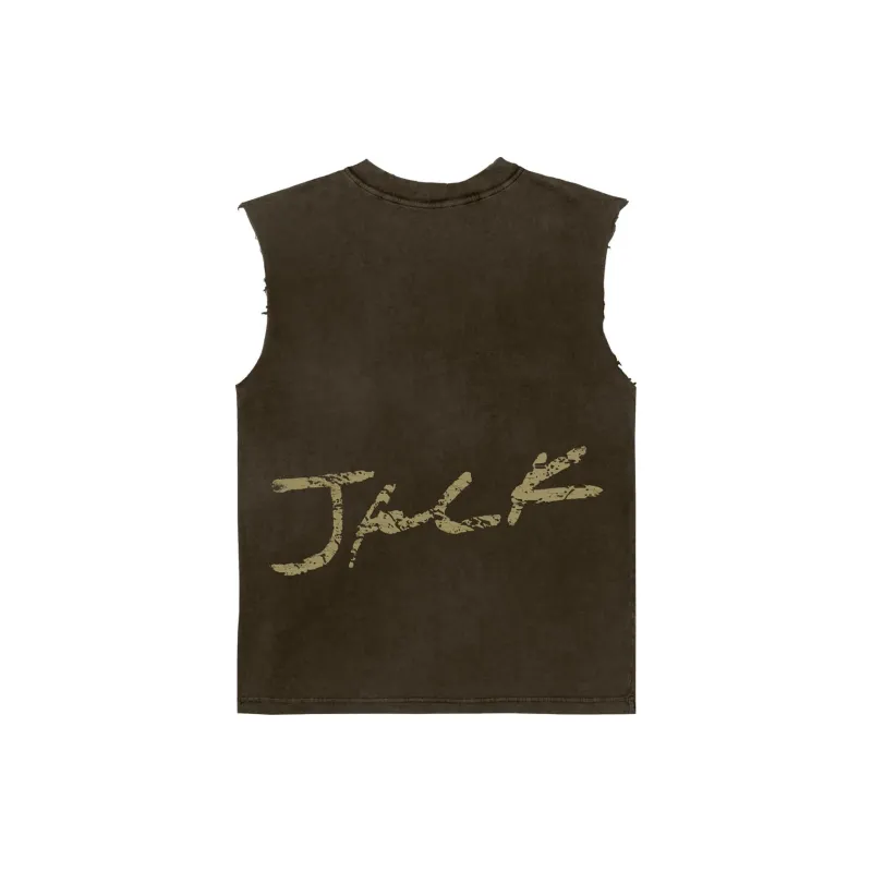 Travis Scott SS24 SIGNATURE JACK TEE T Shirt Unisex Brown-1