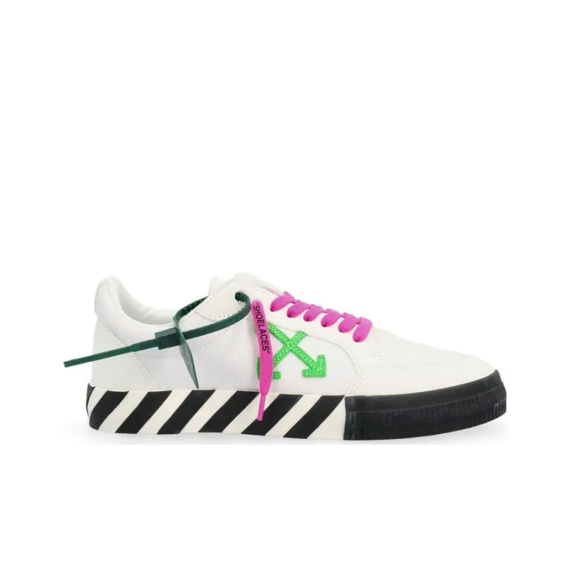 OFF WHITE Vulc Low White Green Fucshia-1