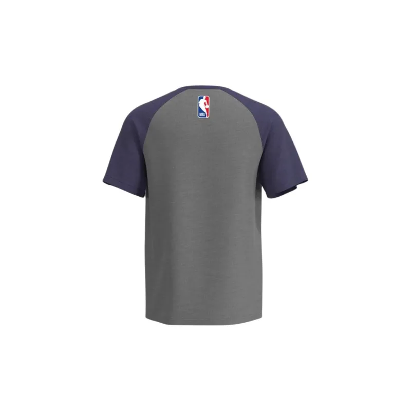 NBA Raglan Sleeve T-Shirt Unisex Stormy Gray-1