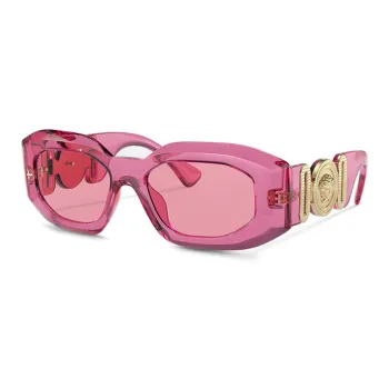 VERSACE Medusa Biggie Transparent-design Sunglasses