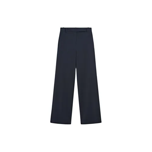 Massimo Dutti Suit Trousers Women's Navy Blue