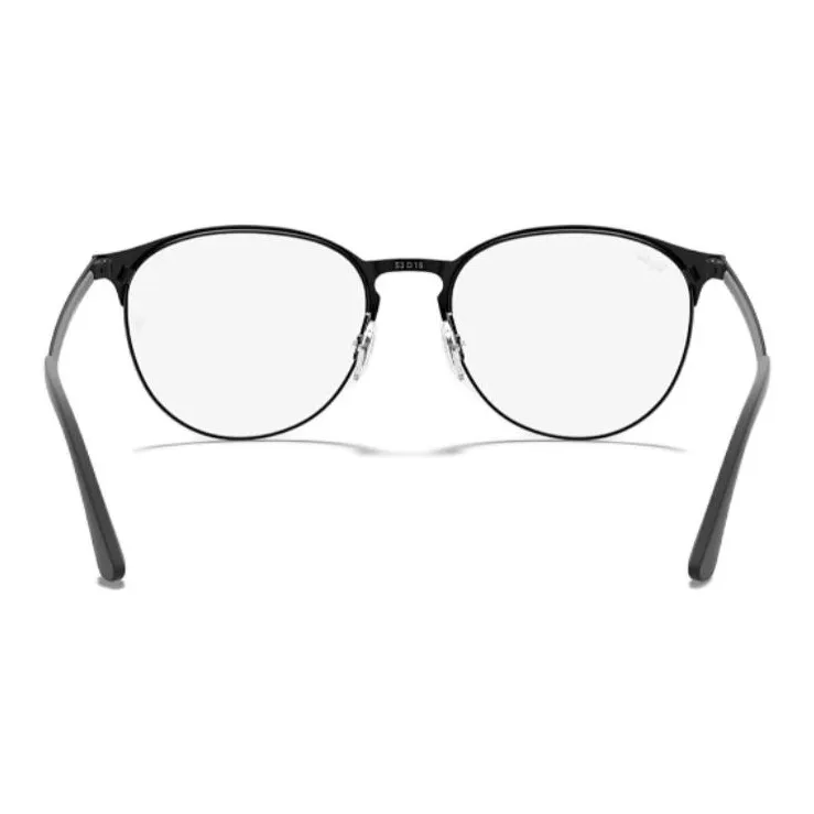 RayBan Metal Oval Eyeglass Frames Men's Black-2