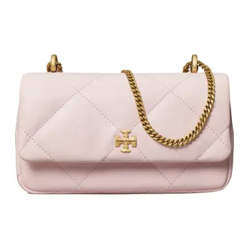 TORY BURCH Kira Cow Leather Crossbody Bag, Shoulder Bag Mini Women's Rose Pink