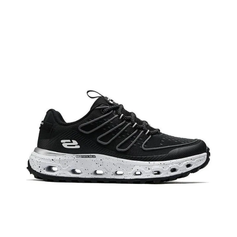 Skechers Abrasion Resistant Low Top Hiking Shoes Women's Black-1
