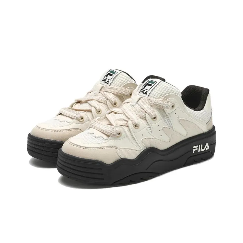 FILA Rosetta Colorful Low Top Casual Shoes Women's Black White-2