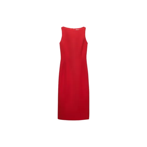 ZARA Sleeveless Dresses Women's Bright Red