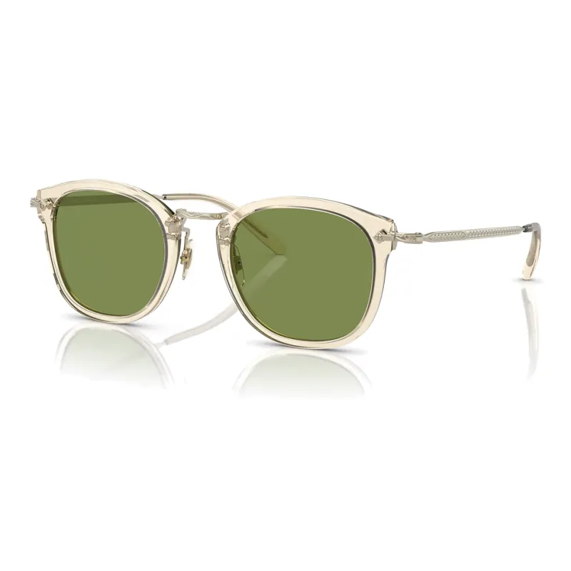 Oliver Peoples Irregular Shape Sunglasses Unisex Light Gold-0