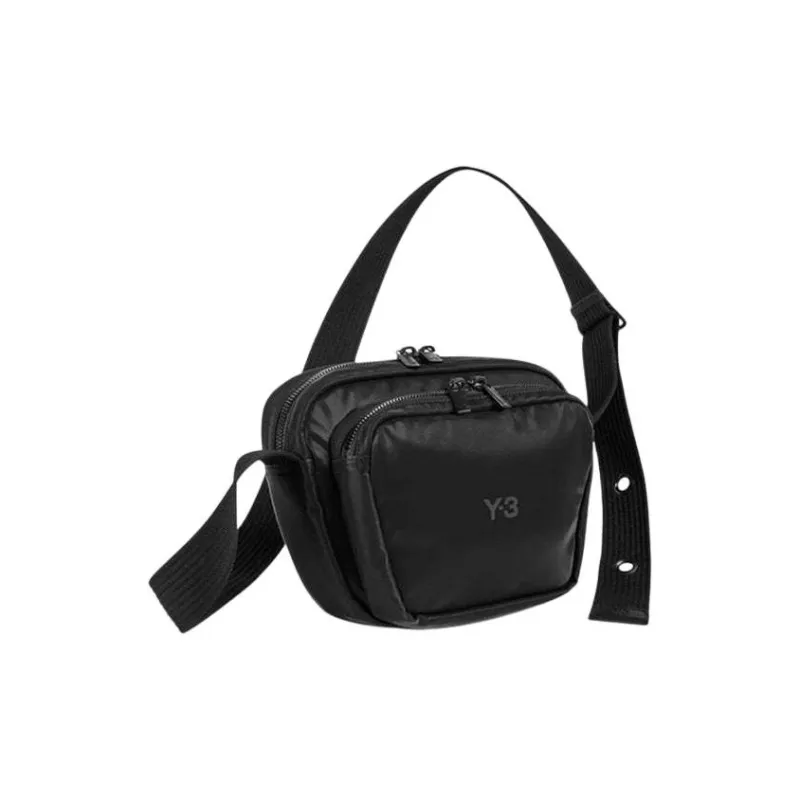 Y 3 Polyester Shoulder Bag, Crossbody Bag Regular Unisex Black-1