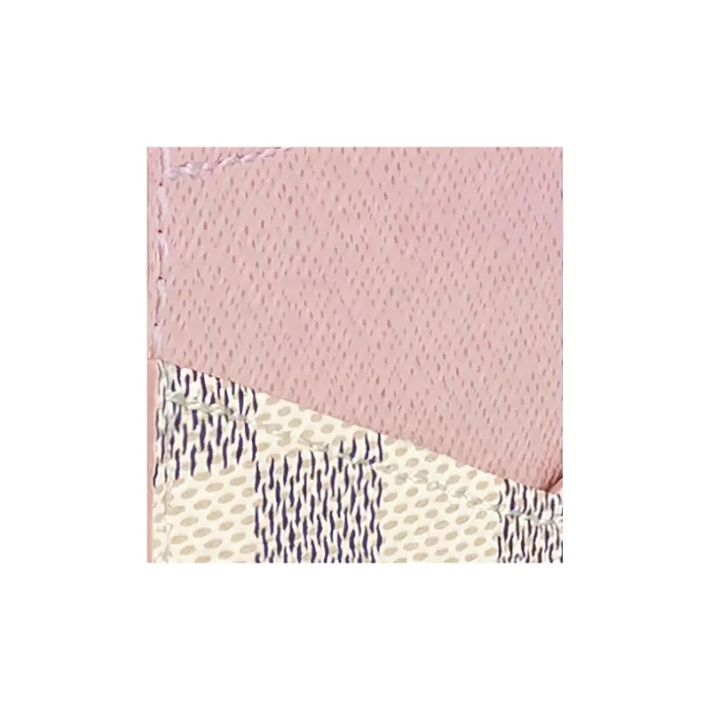 LOUIS VUITTON Daily Card Holder Damier Azur Rose Ballerine-5
