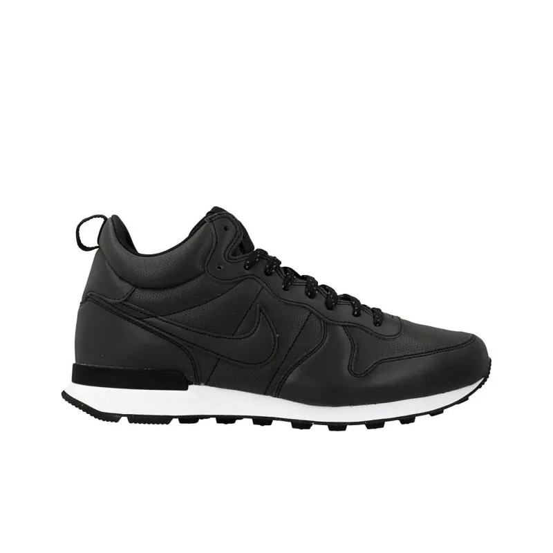 Nike Internationalist Abrasion Resistant Breathable Low Top Running Shoes Men's Black White-1