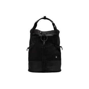 Lululemon Waterproof Fabric Tennis Bag Handbag Women's Black