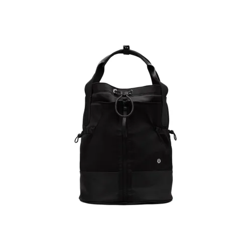 Lululemon Waterproof Fabric Tennis Bag Handbag Women's Black