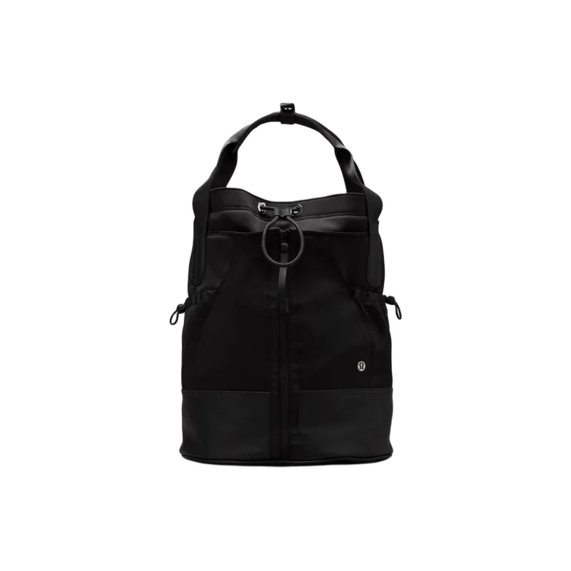 Lululemon Waterproof Fabric Tennis Bag Handbag Women's Black-0