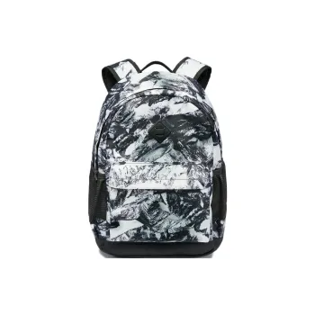 LiNing Sports Life Collection Polyester Sports Backpack Regular Unisex Black And White All Over Print