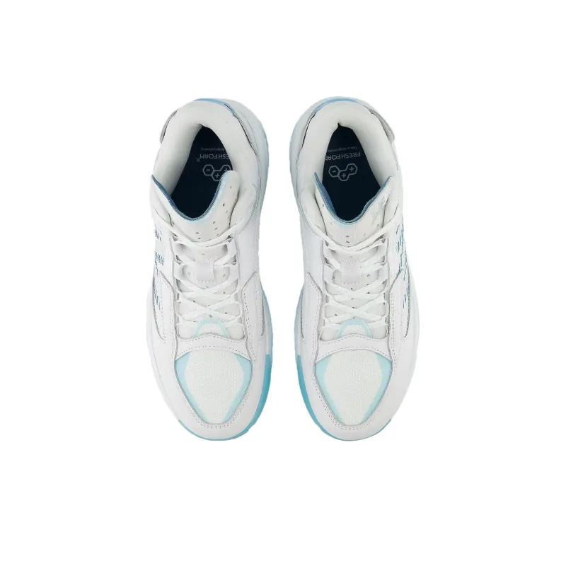 New Balance NB Fresh Foam Bb V2 Abrasion Resistant Mid Top Basketball Shoes Men's Ice Blue-3