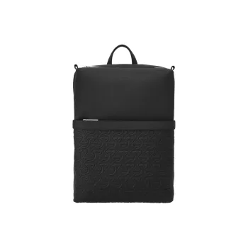 FERRAGAMO Calfskin Backpack Men's Black