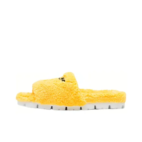 PRADA Women's Terry Cloth Slide 'Yellow'